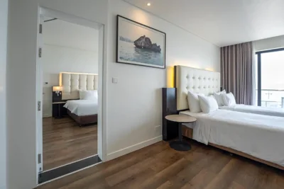 King Room with Two Single Beds — Hotel Soleil Ha Long, Trademark Collection by Wyndham